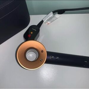 Dyson Hair Dryer in Navy and Gold